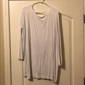 White Piko Dress